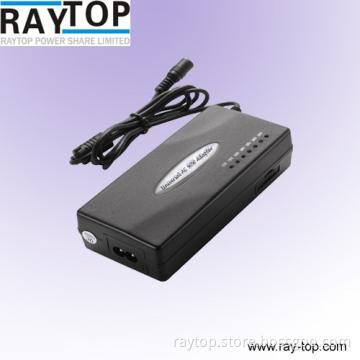 90W Universal Laptop Charger, Dual USB  5V x 1.0A, RoHS certificate